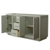 Custom image for Light Green with Brushed Nickel Trim / No Mirror