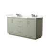 Custom image for Light Green with Brushed Nickel Trim / Giotto Quartz / No Mirror