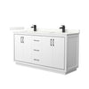 Custom image for White with Matte Black Trim / Giotto Quartz / No Mirror