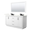 Custom image for White with Matte Black Trim / Giotto Quartz / 58