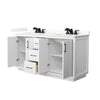 Custom image for White with Matte Black Trim / Giotto Quartz / No Mirror