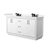 Custom image for White with Matte Black Trim / White Quartz / No Mirror