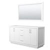 Custom image for White with Brushed Nickel Trim / 58