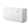 Custom image for White with Brushed Nickel Trim / No Mirror