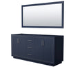 Custom image for Dark Blue with Brushed Nickel Trim / 70