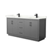 Custom image for Dark Gray with Matte Black Trim / Giotto Quartz / No Mirror