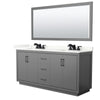 Custom image for Dark Gray with Matte Black Trim / Giotto Quartz / 70