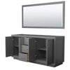 Custom image for Dark Gray with Brushed Nickel Trim / 70
