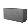 Custom image for Dark Gray with Brushed Nickel Trim / No Mirror