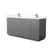 Custom image for Dark Gray with Brushed Nickel Trim / Giotto Quartz / No Mirror