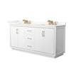 Custom image for White with Satin Bronze Trim / Giotto Quartz / No Mirror