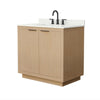 Custom image for Light Straw with Matte Black Trim / Giotto Quartz / No Mirror