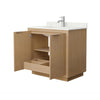 Custom image for Light Straw with Brushed Nickel Trim / Giotto Quartz / No Mirror