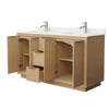 Custom image for Light Straw with Brushed Nickel Trim / Giotto Quartz / No Mirror