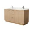 Custom image for Light Straw with Brushed Nickel Trim / Giotto Quartz / No Mirror