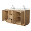 Custom image for Light Straw with Brushed Nickel Trim / Giotto Quartz / No Mirror