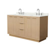Custom image for Light Straw with Brushed Nickel Trim / Giotto Quartz / No Mirror