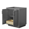 Custom image for Dark Gray with Matte Black Trim / No Mirror