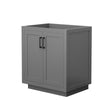 Custom image for Dark Gray with Matte Black Trim / No Mirror