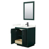 Custom image for Green with Matte Black Trim / Giotto Quartz / 24