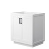 Custom image for White with Matte Black Trim / No Mirror