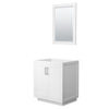 Custom image for White with Brushed Nickel Trim / 24