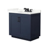 Custom image for Dark Blue with Matte Black Trim / Giotto Quartz / No Mirror