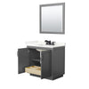 Custom image for Dark Gray with Matte Black Trim / Giotto Quartz / 34