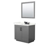 Custom image for Dark Gray with Matte Black Trim / Giotto Quartz / 34