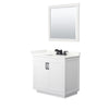 Custom image for White with Matte Black Trim / Giotto Quartz / 34
