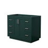 Custom image for Green with Brushed Nickel Trim / No Mirror
