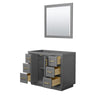 Custom image for Dark Gray with Brushed Gold Trim / 34