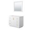 Custom image for White with Brushed Gold Trim / 34
