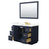 Custom image for Dark Blue with Brushed Gold Trim / Giotto Quartz / 46