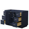 Custom image for Dark Blue with Brushed Nickel Trim / No Mirror