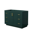Custom image for Green with Brushed Gold Trim / No Mirror