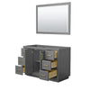 Custom image for Dark Gray with Brushed Gold Trim / 46