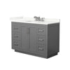 Custom image for Dark Gray with Brushed Nickel Trim / Giotto Quartz / No Mirror