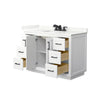 Custom image for White with Matte Black Trim / Giotto Quartz / No Mirror