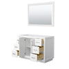 Custom image for White with Brushed Nickel Trim / 46