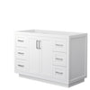 Custom image for White with Brushed Nickel Trim / No Mirror