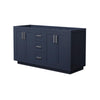 Custom image for Dark Blue with Brushed Nickel Trim / No Mirror