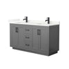 Custom image for Dark Gray with Matte Black Trim / Giotto Quartz / No Mirror
