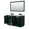 Custom image for Green with Matte Black Trim / Giotto Quartz / 58