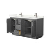 Custom image for Dark Gray with Brushed Nickel Trim / Giotto Quartz / No Mirror