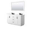 Custom image for White with Matte Black Trim / Giotto Quartz / 58