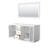 Custom image for White with Brushed Gold Trim / 58