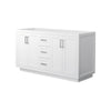 Custom image for White with Brushed Nickel Trim / No Mirror