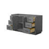 Custom image for Dark Gray with Matte Black Trim / No Mirror