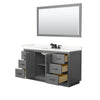Custom image for Dark Gray with Matte Black Trim / Giotto Quartz / 58